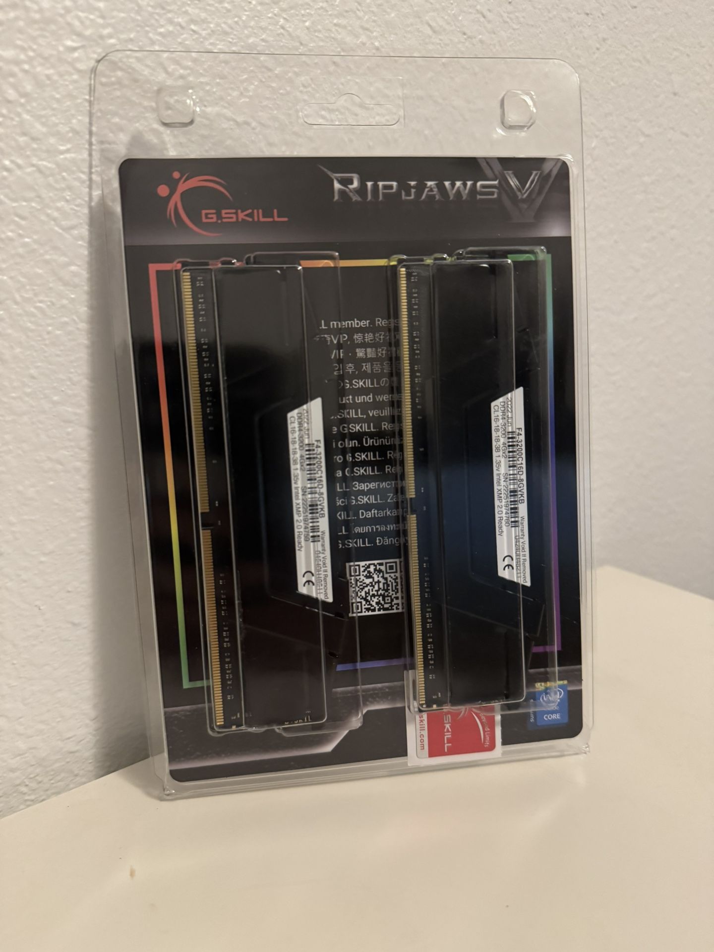 G.Skill Ripjaws RAM 4Gb x2 DDR4-3200