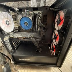 IBUYPOWER pc with 2 monitors