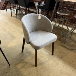 Grey And Walnut Dining Chair