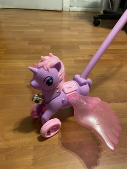 Unicorn push toy