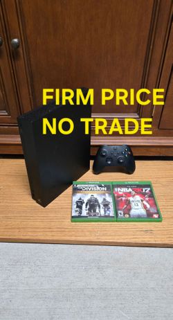 XBOX ONE X BUNDLE, FIRM PRICE, GOOD CONDITION, READ DESCRIPTION  FOR DETAILS