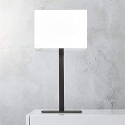 CB2 Matte Black John Table Lamp