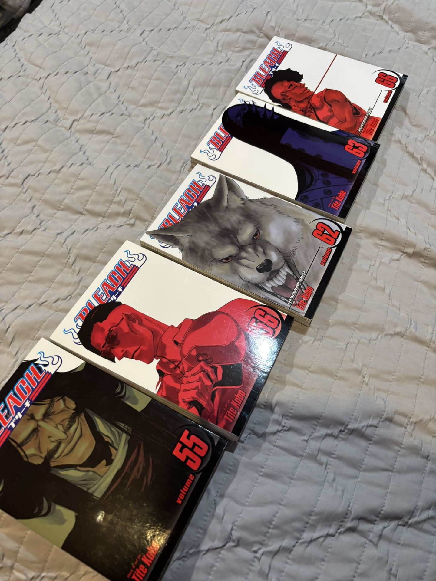 Bleach Manga Volume 55,56,62,63,66