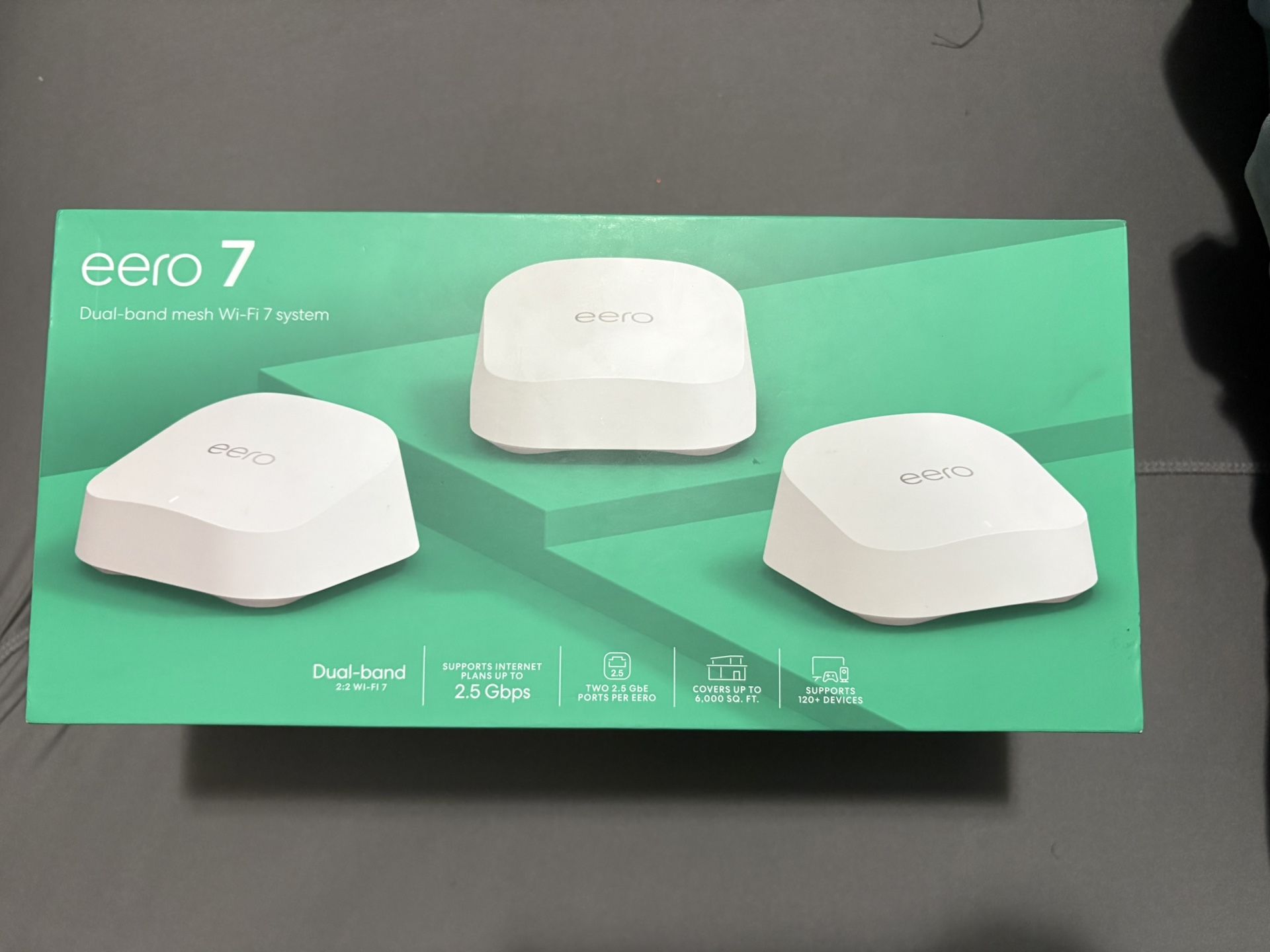 Eero 7 Dual-band mesh Wi-Fi 7 system