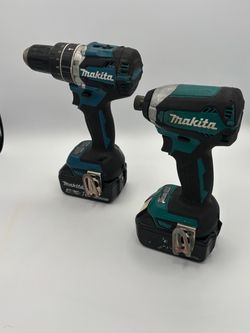 🔥 Makita 18V LXT Brushless Drill + Impact Driver – 2 Batteries BUNDLE