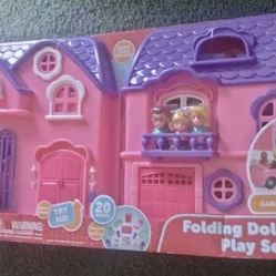 KID CONNECTION FOLDING DOLLHOUSE PLAYSET NEW