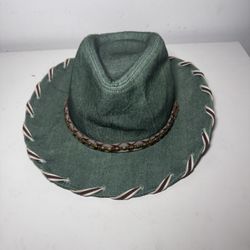 green cowboy hat