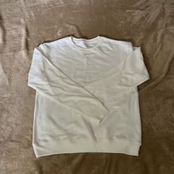 White Crewneck Sweatshirt 