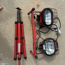 Husky Dual Head Work Site Light 