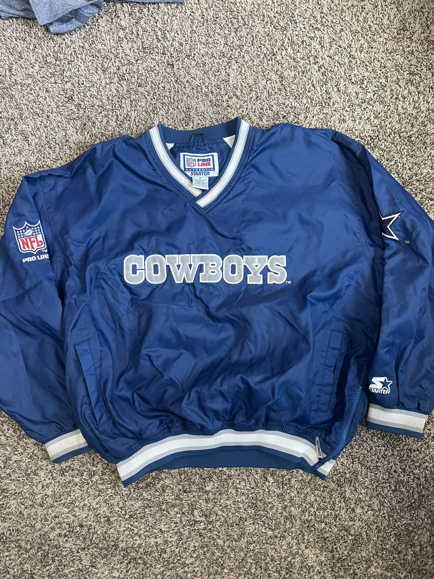 Vintage Dallas Cowboys Starter Pro Line Pullover Jacket