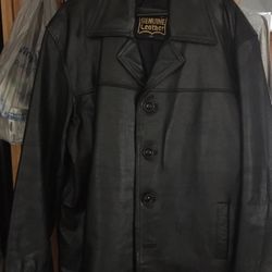 Men’s 2X Genuine Leather Coat