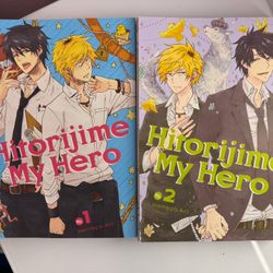Hitorijime My Hero Anime Manga Book (set of 2)