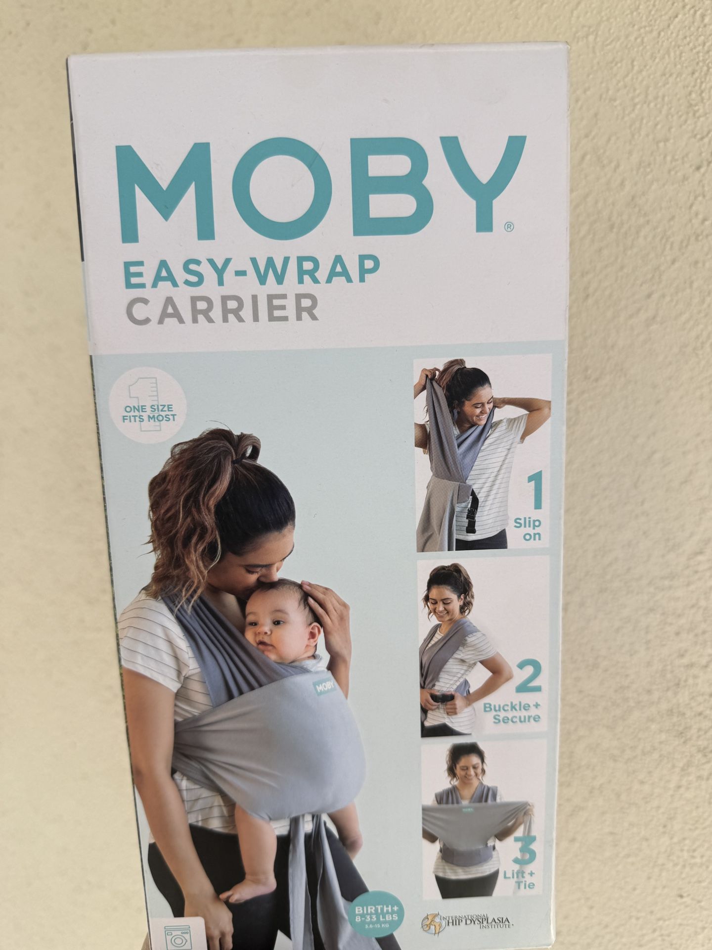 Moby Easy-Wrap Baby Carrier - Smoked Pearl