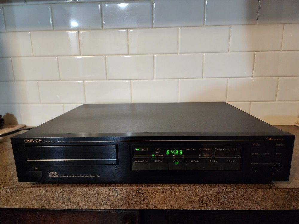 Nakamichi Vintage Oms-2a Single Disk Cd Player 