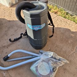 Sandia Plastics Whisper Raven XP-3 backpack vacuum.