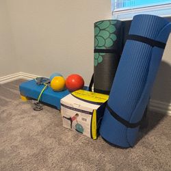 Light home exercise equipment.