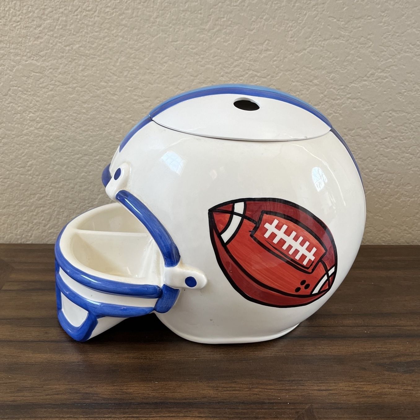 clay football helmet Bisque Football Helmet
