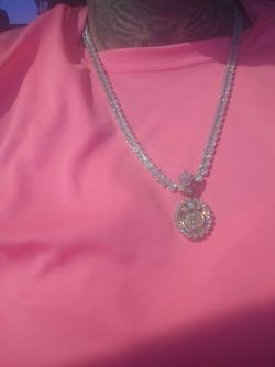 Diamond chain 25 carsts 14k 50 grams