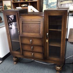 Antique Wooden Secretary Desk and Bookcase 💵 💵 💵CASH ONLY💵 💵 💵