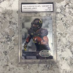 2012 Fleer Retro Metal Universe LaMichael James 