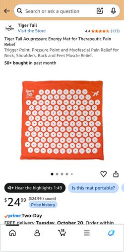 New acupuncture energy mat