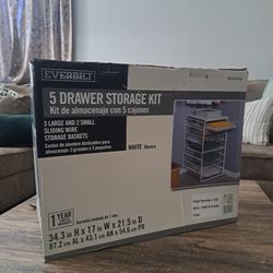Everbilt 5 Drawer Storage Kit