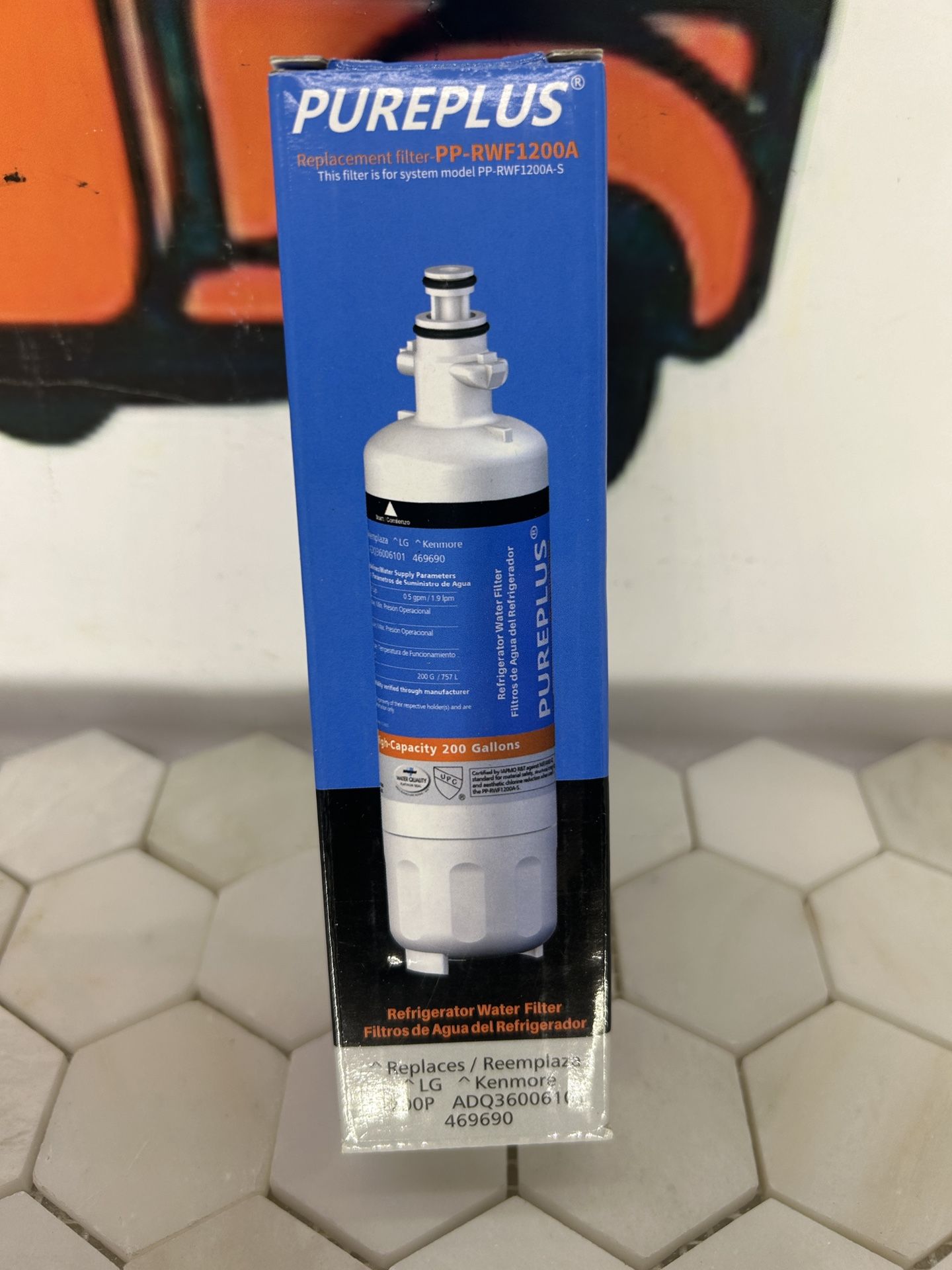 Water Filter NWOB Pure Plus Replacement For LG & Kenmore Refrigerator Water Filter