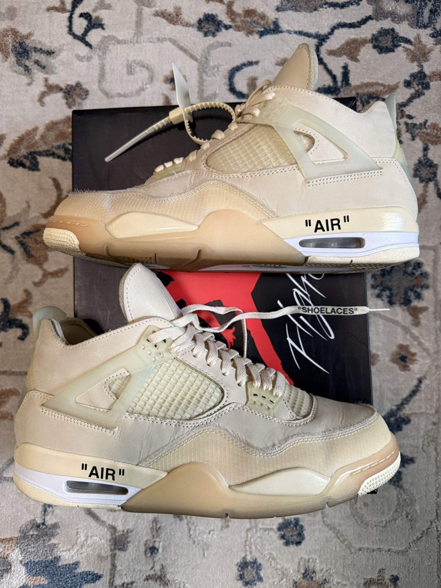 Off White Air Jordan 4 Sail size 11.5 men’s