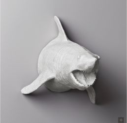 Restoration Hardware Paper Mache shark