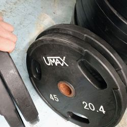 4x45lb olympic weight plated 180$