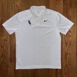 Chicago White Sox Nike Dri-Fit Polo Shirt Size Medium