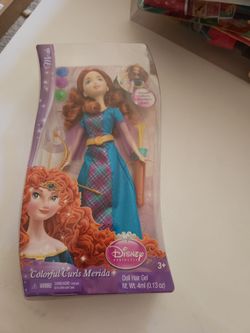 Disney Princess Colorful Curls Merida Doll