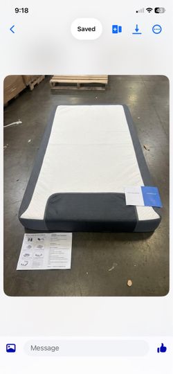 Brand new Twin memory gel mattress for $90