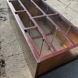 Wood Dresser With Mirror