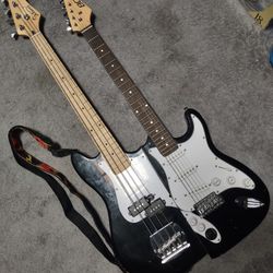 Electric Guitar Bass Combo