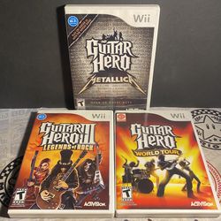 Guitar Hero Nintendo Wii Games