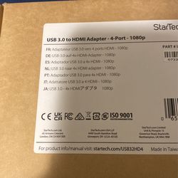 Usb 3.0 To Hdmi Adapter 4port