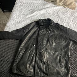Men leather jacket