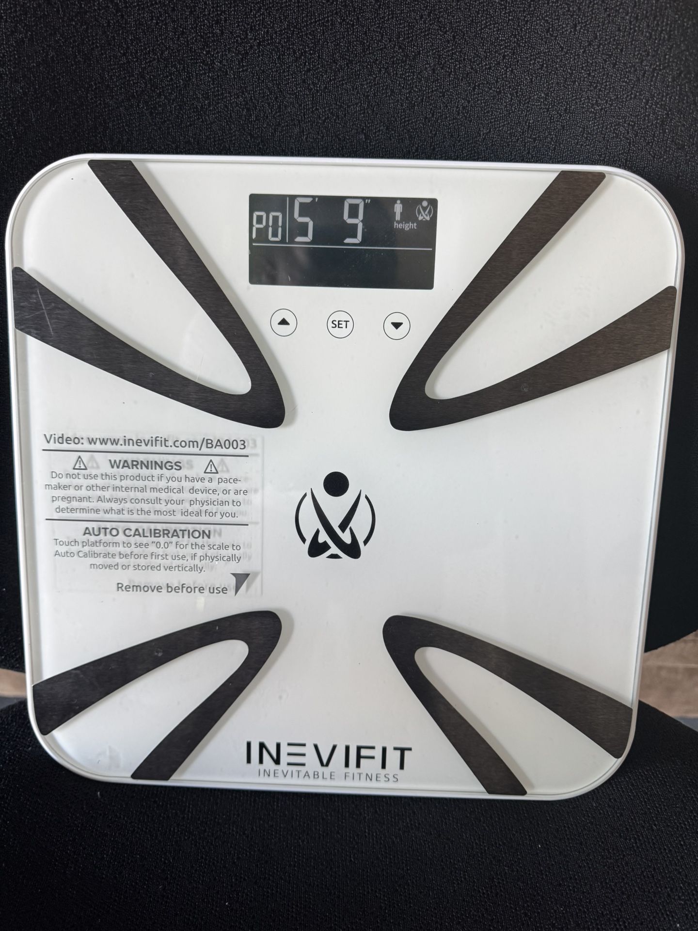 INEVIFIT Body Fat Scale with Digital Body Composition Analyzer