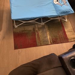 Cot w/sheet and pillow for toddlers ages 1-4