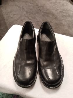 Men's Clarks Black Leather Shoes Size 11 M
