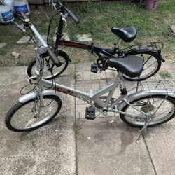 2 Foldable Bicycles