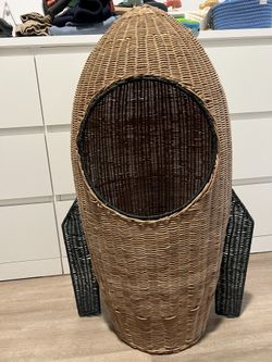 Rattan Rocket Storage Basket