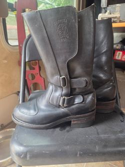 Motorcycle Boots  9-1/2 Chippewa