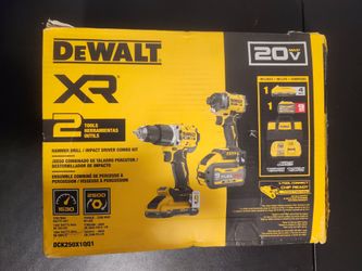 Dewalt 20V XR Hammer Drill/Impact Driver Kit