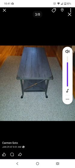 Gray coffee table