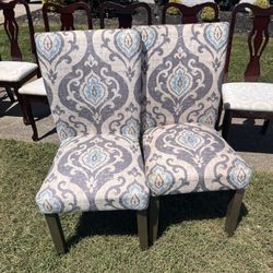 Parchment Accent Chairs