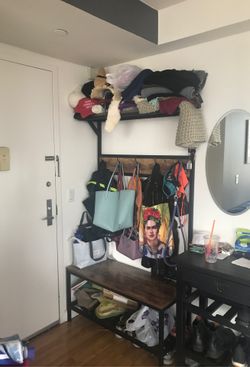 Entry way rack / coat & shoes hanger / storage