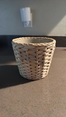 Natural Woven Plant Basket Cachepot – 6”