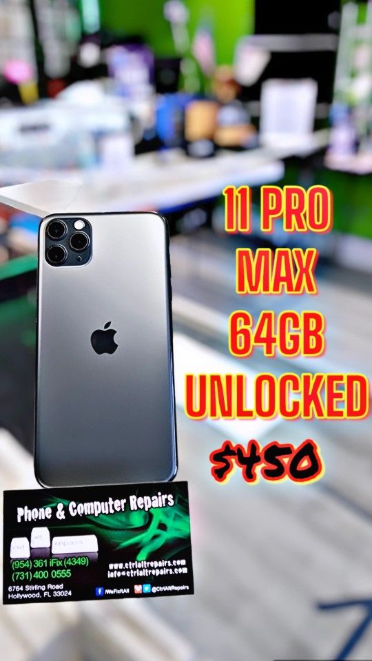 Iphone 11 pro MAX 64GB  Electronics & Media